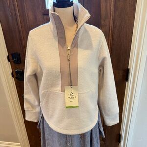 Alpine Design Cloud White Wayfarer Fleece 1/4 Zip